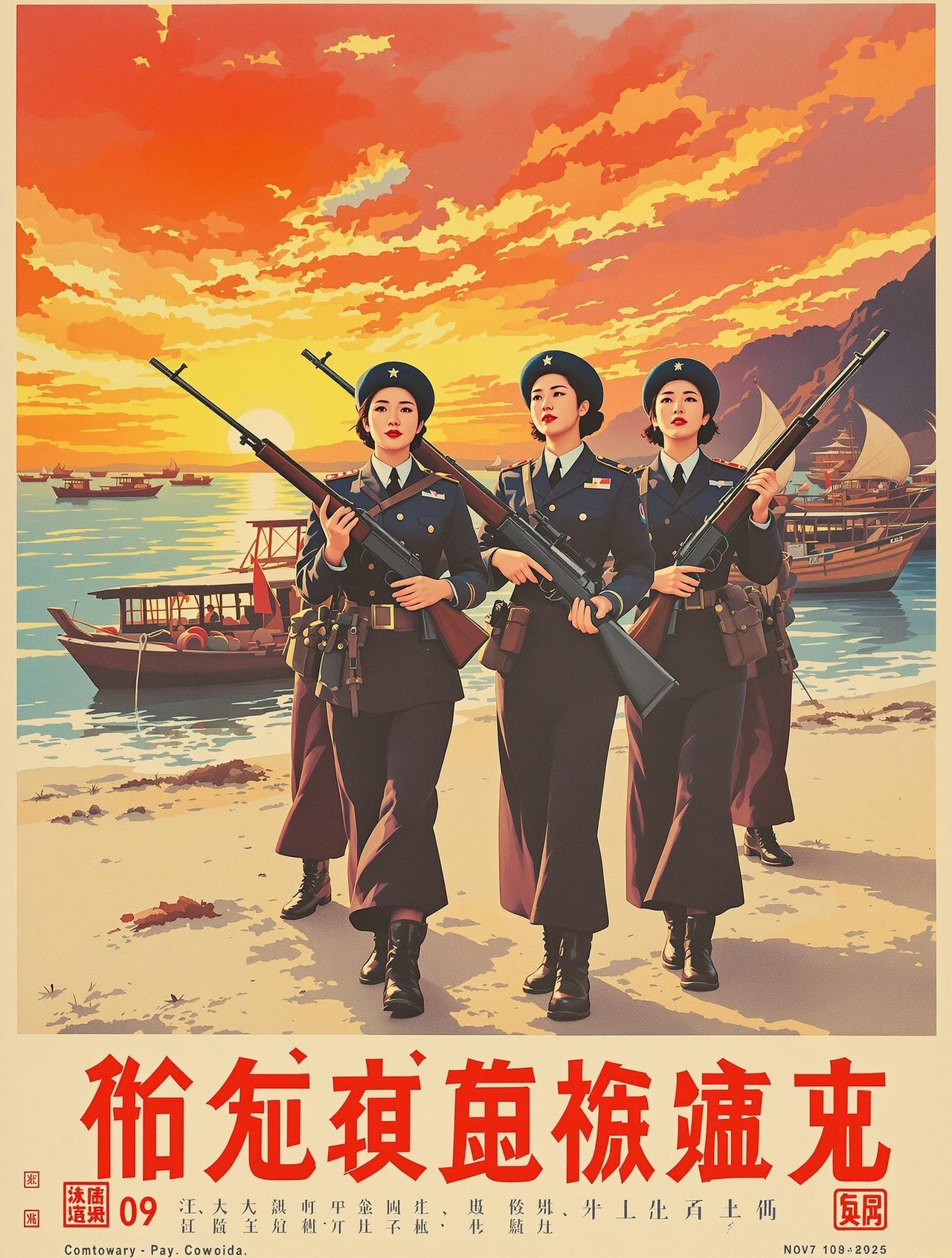 海岛女民兵 - 八度影院高清海报